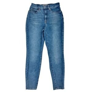 Everlane The Curvy Way-High Skinny Jeans Womens 28 Blue Organic Cotton Denim